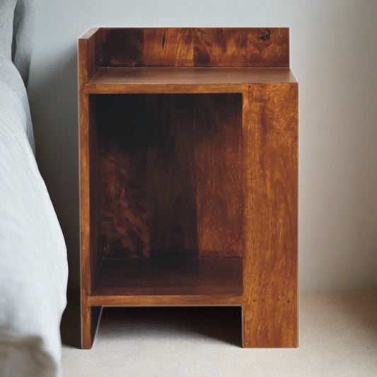 Chestnut Box Open Bedside