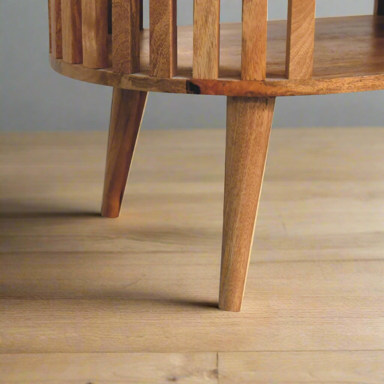 Elegant oak coffee table for modern interiors