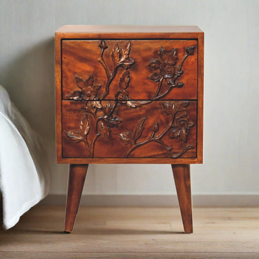 Botanic Bedside with 2 Drawers