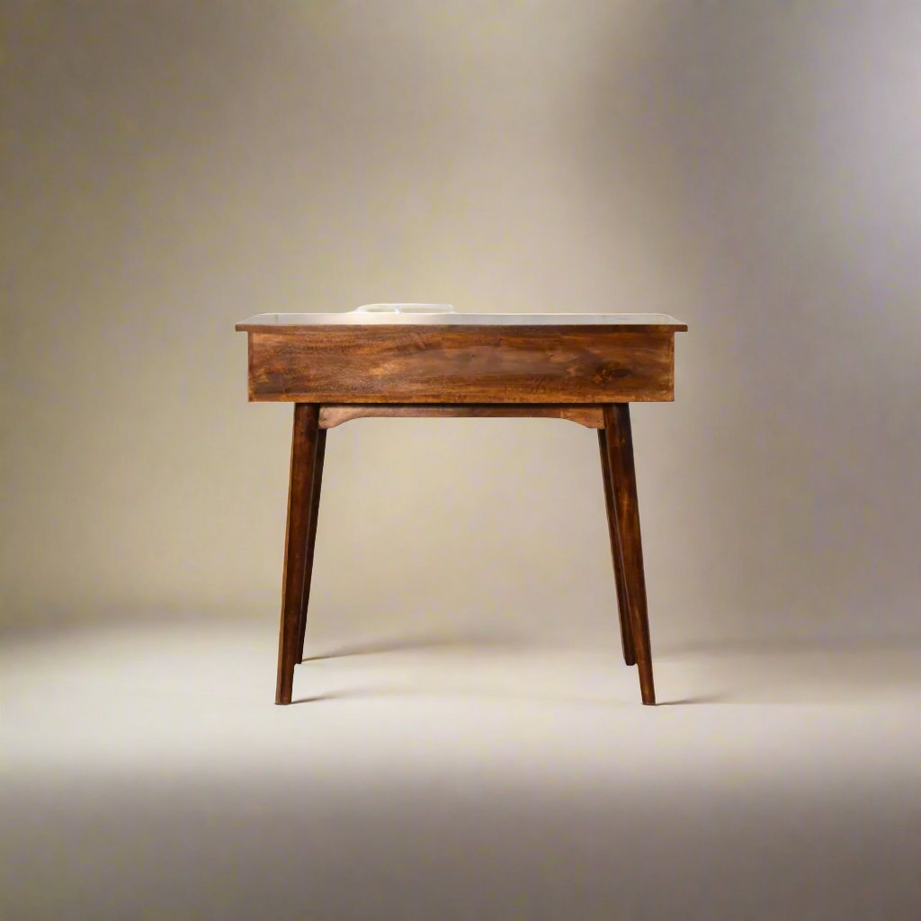 Chestnut Hallway Console table with Drawers