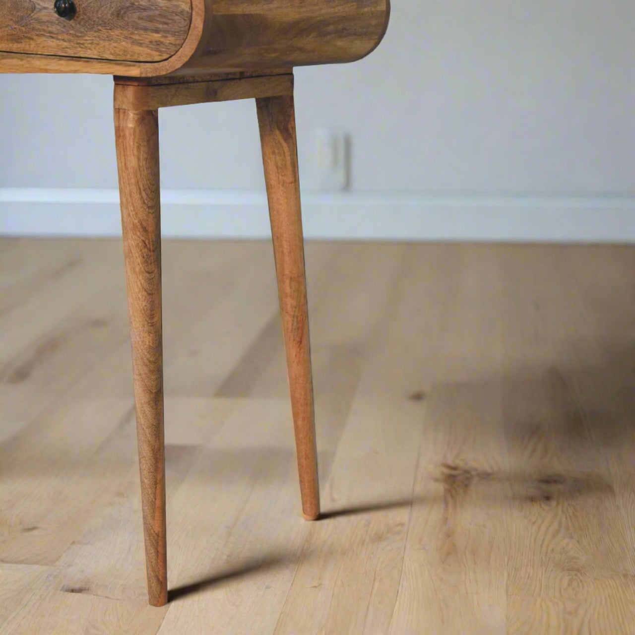 Curved Chestnut Writing Desk