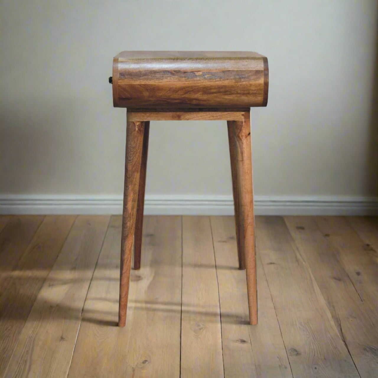 Curved Chestnut Writing Desk