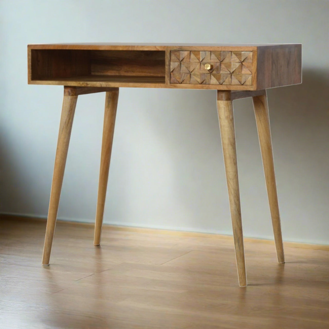 Diamond Carved Writing Desk