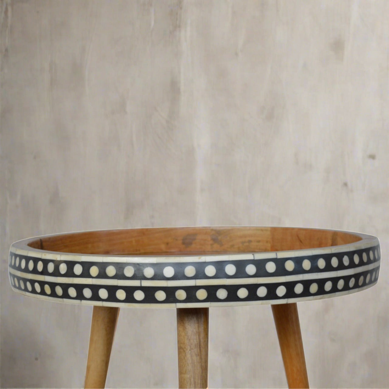 Large Dotted End Table