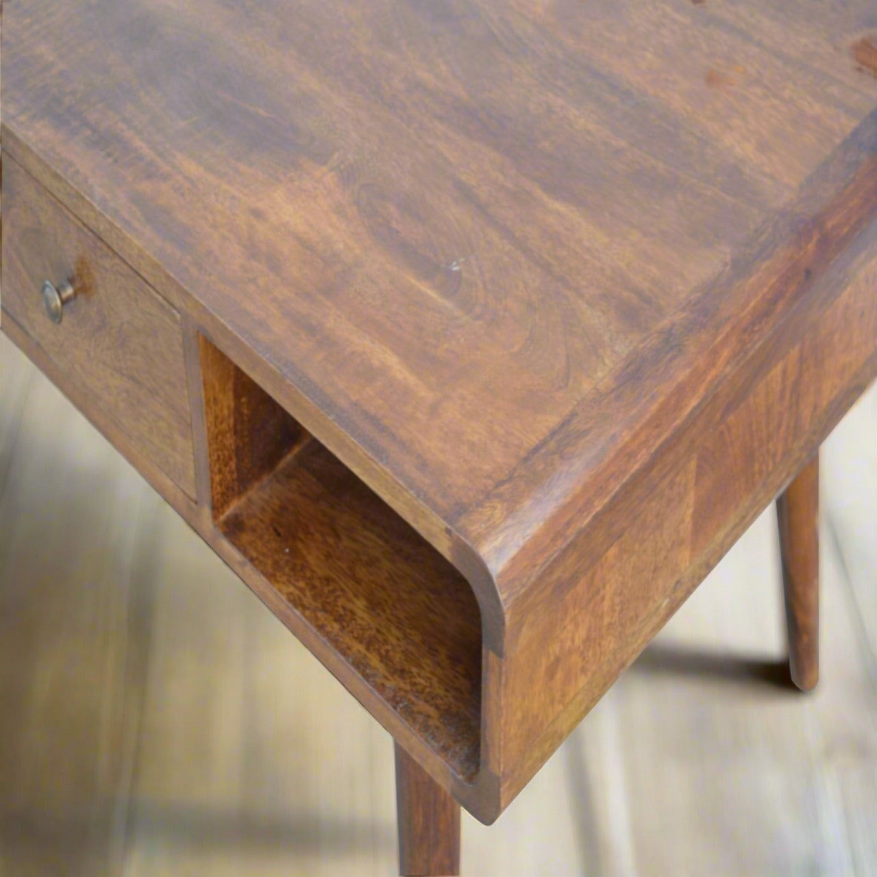 Curved Chestnut Coffee Table