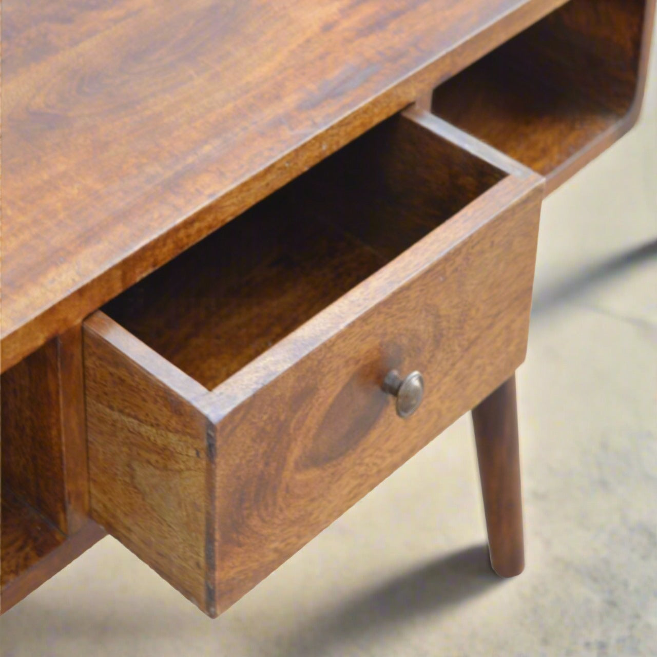 Curved Chestnut Coffee Table