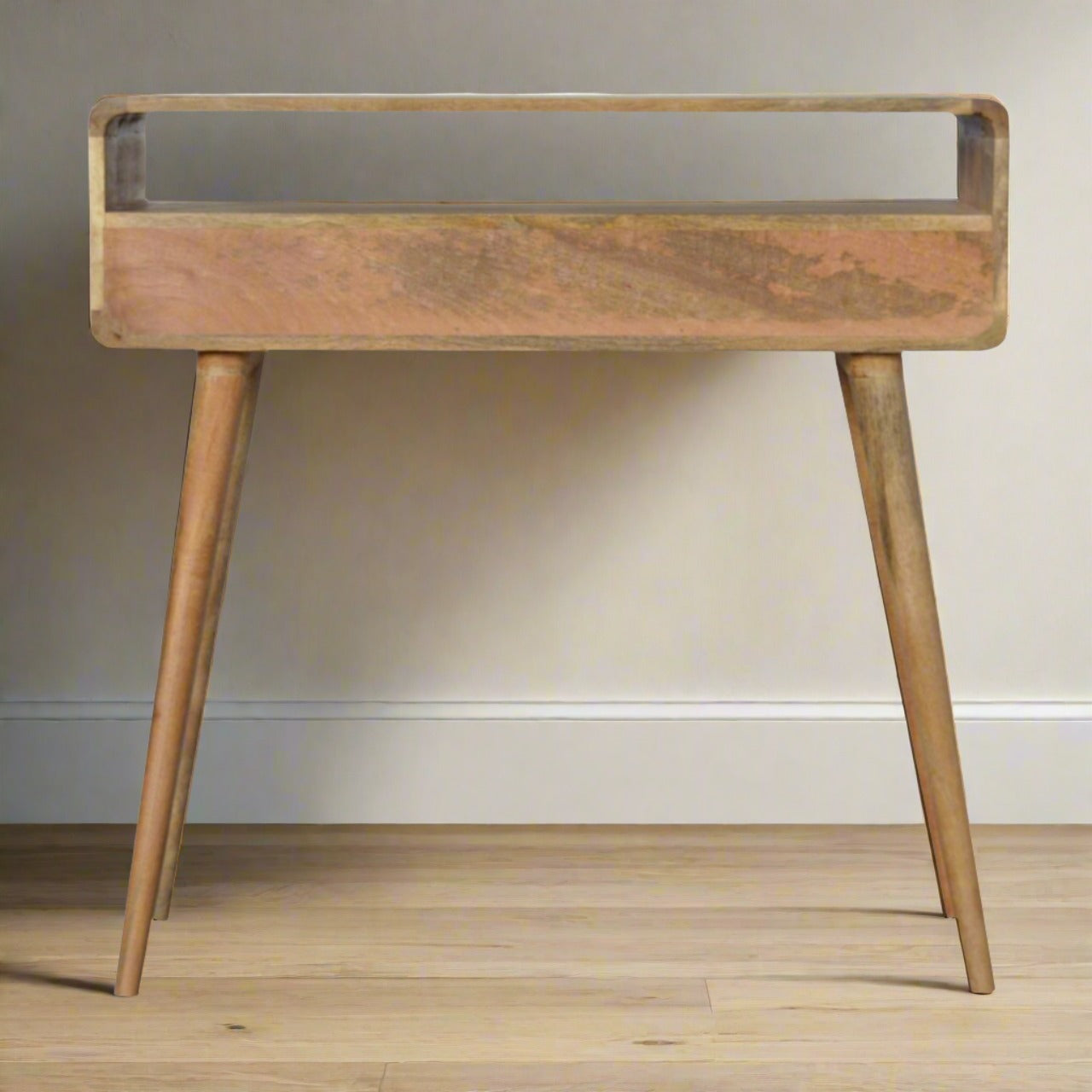 Console table with Scandinavian legs